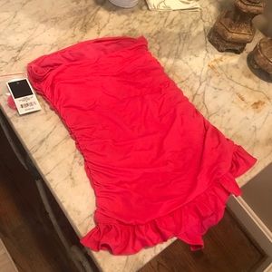 Juicy Couture Swim| Ruffles Bandeau One Piece